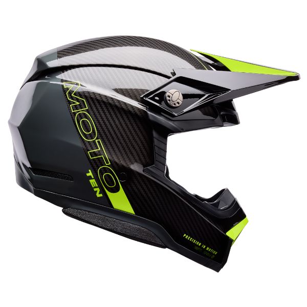 Image of Bell - Moto-10 Spherical Strike Helmet | SKU 71712 | Colors: Yellow/Gray, Blue | Sizes: XS to 2X | Available at BTO Sports