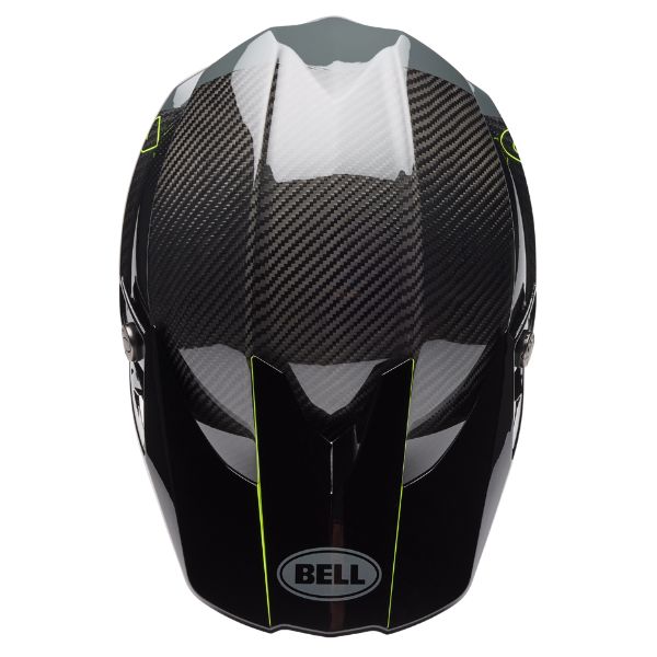 Image of Bell - Moto-10 Spherical Strike Helmet | SKU 71712 | Colors: Yellow/Gray, Blue | Sizes: XS to 2X | Available at BTO Sports