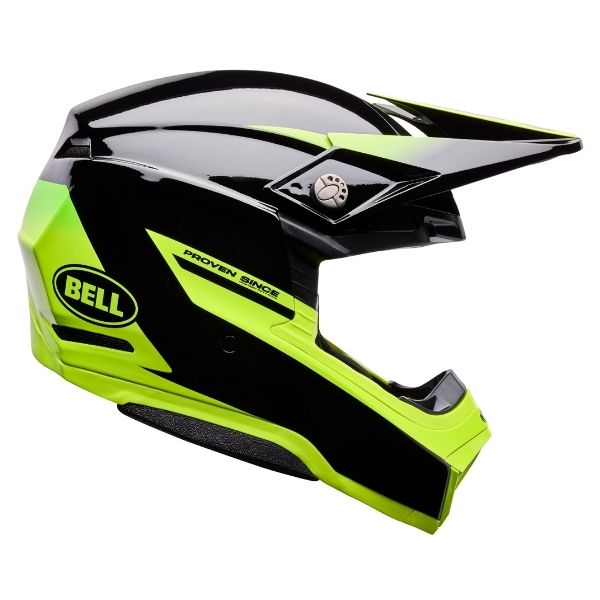 Image of Bell - Moto-10 Fade MIPS Helmet | SKU 71737 | Colors: Red, Black/Yellow, Blue | Sizes: XS to 2X | Available at BTO Sports