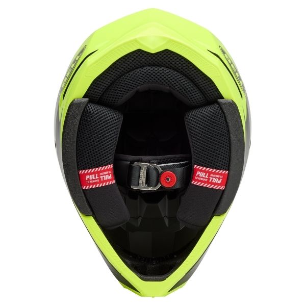 Image of Bell - Moto-10 Fade MIPS Helmet | SKU 71737 | Colors: Red, Black/Yellow, Blue | Sizes: XS to 2X | Available at BTO Sports