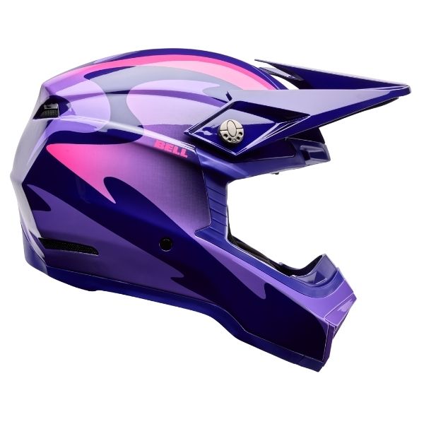 Image of Bell - Moto-10 Fluid MIPS Helmet | SKU 71738 | Colors: Purple | Sizes: XS to 2X | Available at BTO Sports