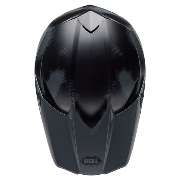 motorcycle helmet, angled view, showing aerodynamic shell design, ventilation ports, and secure retention system built for rider comfort and protection. SKU 07173830.