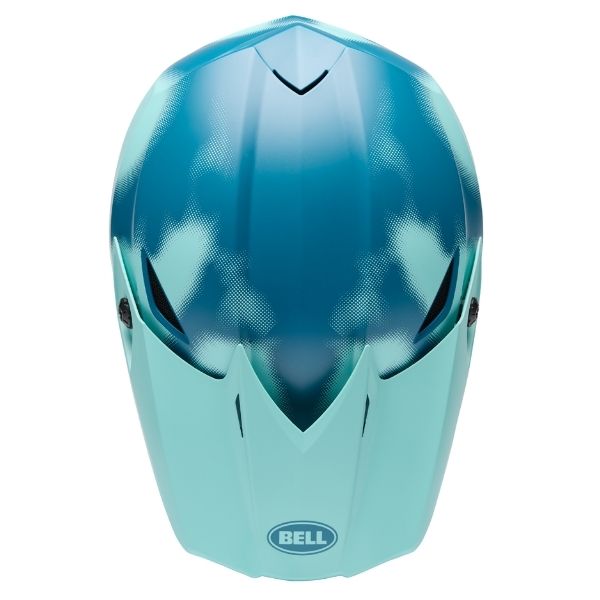 motorcycle helmet, angled view, showing aerodynamic shell design, ventilation ports, and secure retention system built for rider comfort and protection. SKU 07173836.