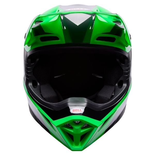 motorcycle helmet, showing aerodynamic shell design, ventilation ports, and secure retention system built for rider comfort and protection. SKU 07173858.