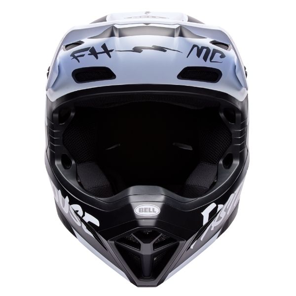 motorcycle helmet, showing aerodynamic shell design, ventilation ports, and secure retention system built for rider comfort and protection. SKU 07173876.