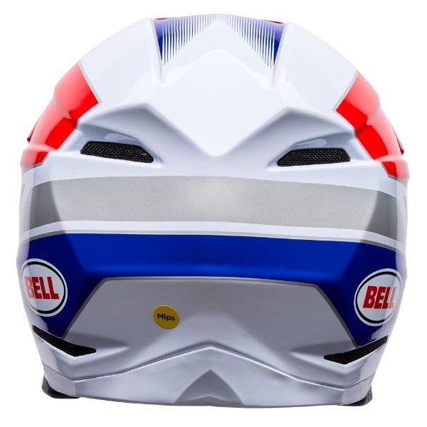 Image of Bell - Moto-10 Falcon MIPS Helmet | SKU 71740 | Colors: Red/White, White/Black, Orange/Blue | Sizes: XS to 2X | Available at BTO Sports
