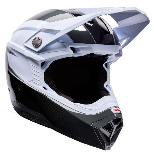 Image of Bell - Moto-10 Falcon MIPS Helmet | SKU 71740 | Colors: Red/White, White/Black, Orange/Blue | Sizes: XS to 2X | Available at BTO Sports