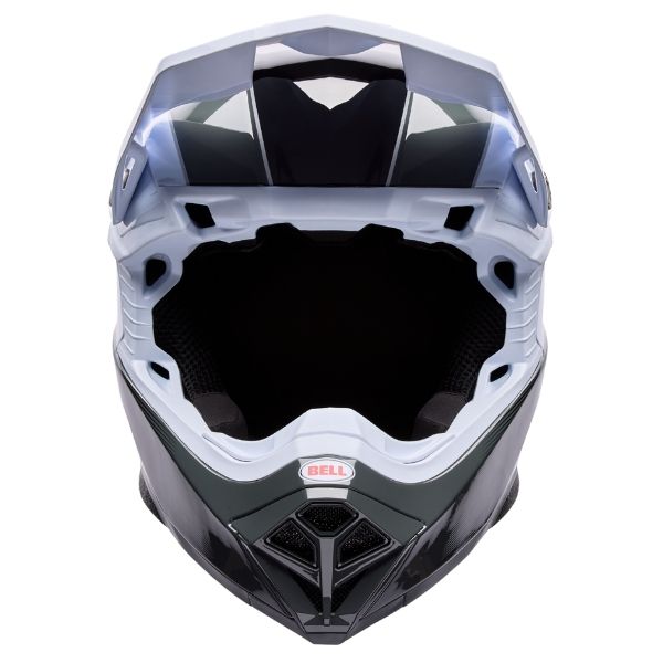 Image of Bell - Moto-10 Falcon MIPS Helmet | SKU 71740 | Colors: Red/White, White/Black, Orange/Blue | Sizes: XS to 2X | Available at BTO Sports