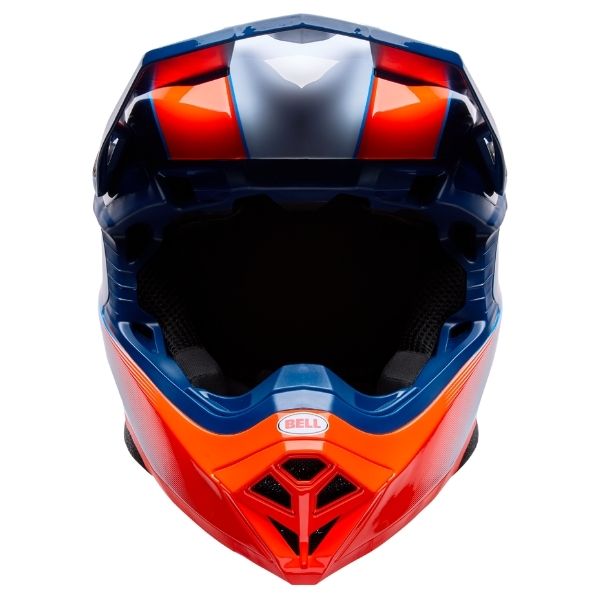 Image of Bell - Moto-10 Falcon MIPS Helmet | SKU 71740 | Colors: Red/White, White/Black, Orange/Blue | Sizes: XS to 2X | Available at BTO Sports