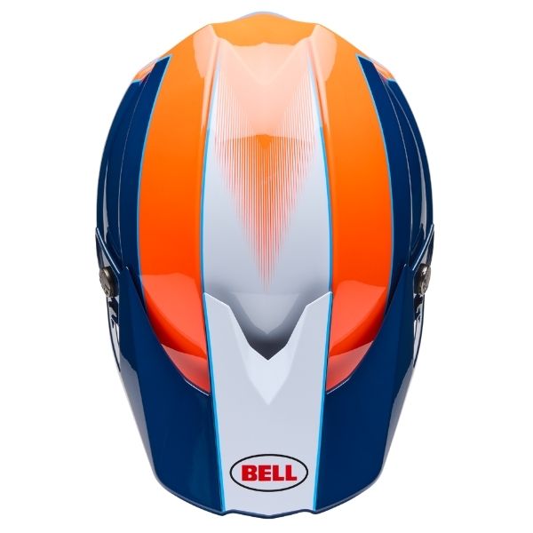 Image of Bell - Moto-10 Falcon MIPS Helmet | SKU 71740 | Colors: Red/White, White/Black, Orange/Blue | Sizes: XS to 2X | Available at BTO Sports