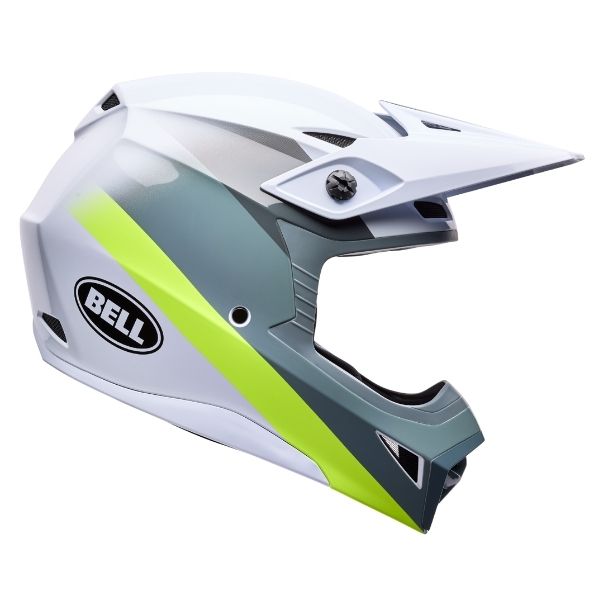 motorcycle helmet, showing aerodynamic shell design, ventilation ports, and secure retention system built for rider comfort and protection. SKU 07174077.