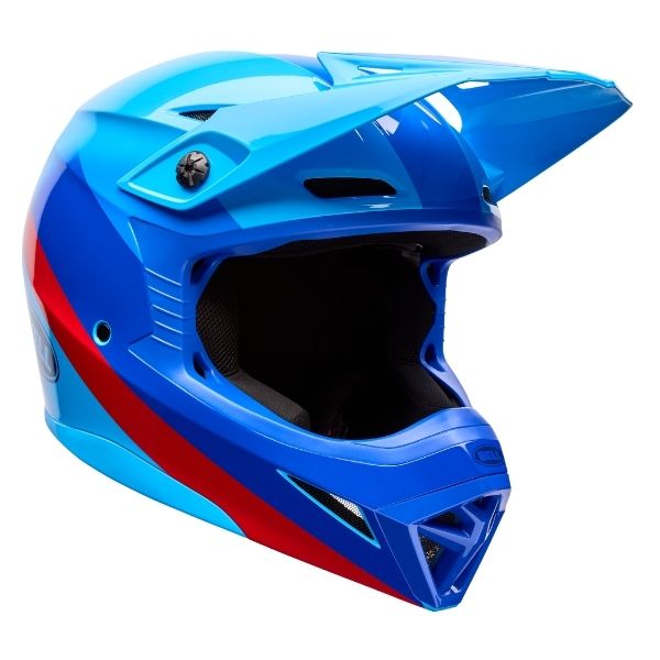 motorcycle helmet, showing aerodynamic shell design, ventilation ports, and secure retention system built for rider comfort and protection. SKU 07174082.