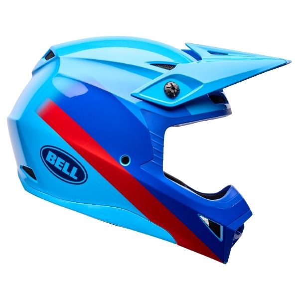 motorcycle helmet, showing aerodynamic shell design, ventilation ports, and secure retention system built for rider comfort and protection. SKU 07174083.