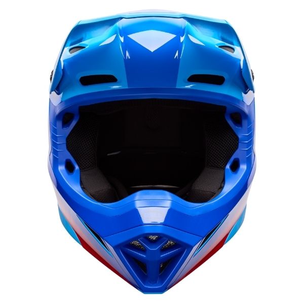motorcycle helmet, showing aerodynamic shell design, ventilation ports, and secure retention system built for rider comfort and protection. SKU 07174084.