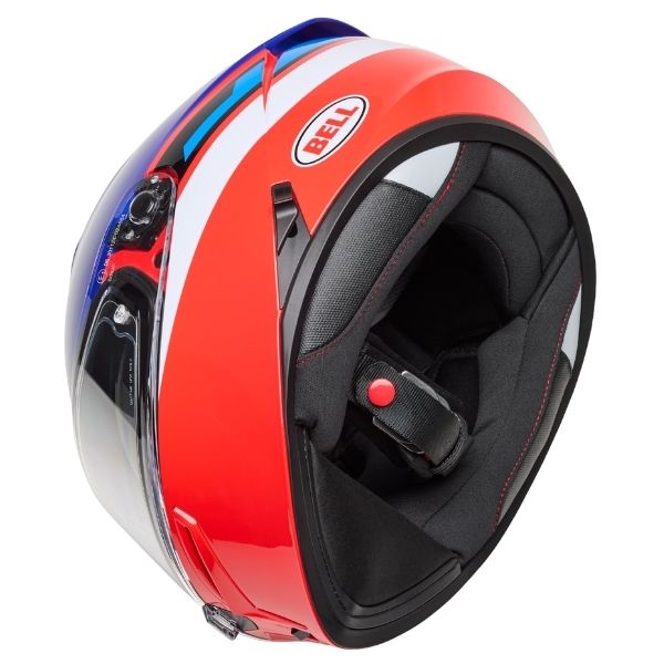 Image of Bell - Lithium Motion Helmet | SKU 71742 | Colors: Blue/Red, Gray/Green, White/Red | Sizes: XS to 3X | Available at BTO Sports
