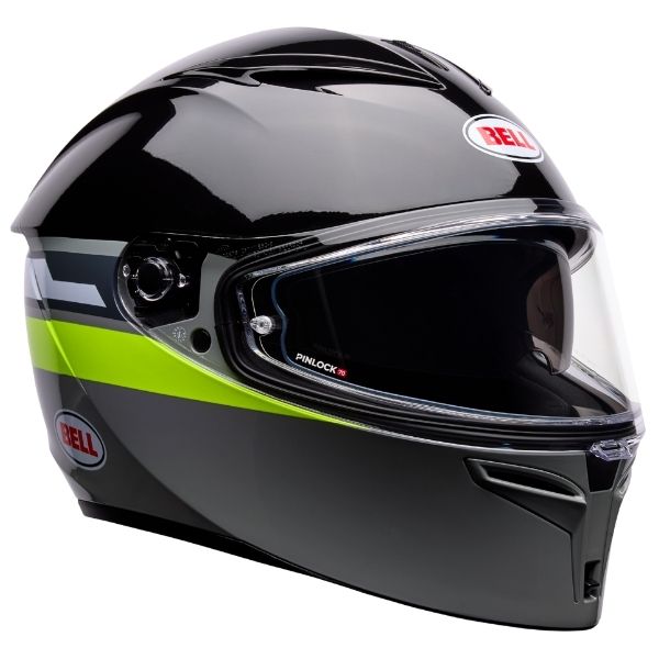Image of Bell - Lithium Motion Helmet | SKU 71742 | Colors: Blue/Red, Gray/Green, White/Red | Sizes: XS to 3X | Available at BTO Sports
