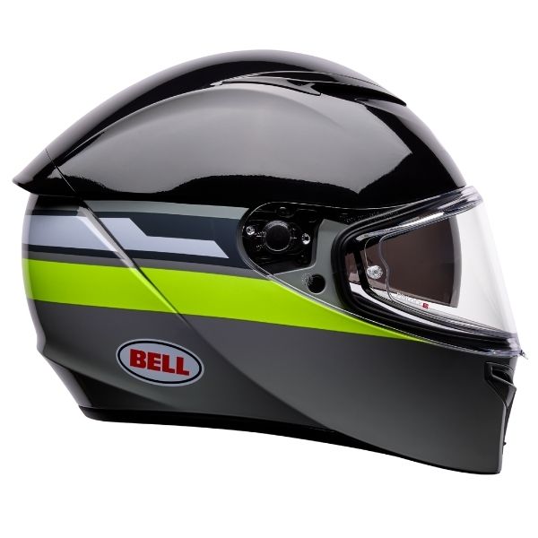 Image of Bell - Lithium Motion Helmet | SKU 71742 | Colors: Blue/Red, Gray/Green, White/Red | Sizes: XS to 3X | Available at BTO Sports