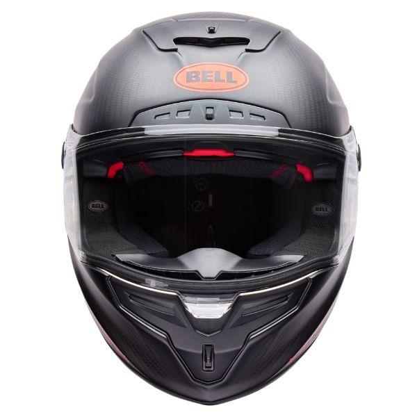 Image of Bell - Race Star DLX Flex Strike Helmet | SKU 71742 | Colors: Silver/White, Orange, Blue | Sizes: XS to 2X | Available at BTO Sports