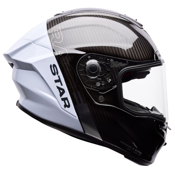 Image of Bell - Race Star DLX Flex Strike Helmet | SKU 71742 | Colors: Silver/White, Orange, Blue | Sizes: XS to 2X | Available at BTO Sports