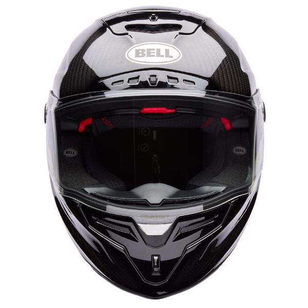 Image of Bell - Race Star DLX Flex Strike Helmet | SKU 71742 | Colors: Silver/White, Orange, Blue | Sizes: XS to 2X | Available at BTO Sports