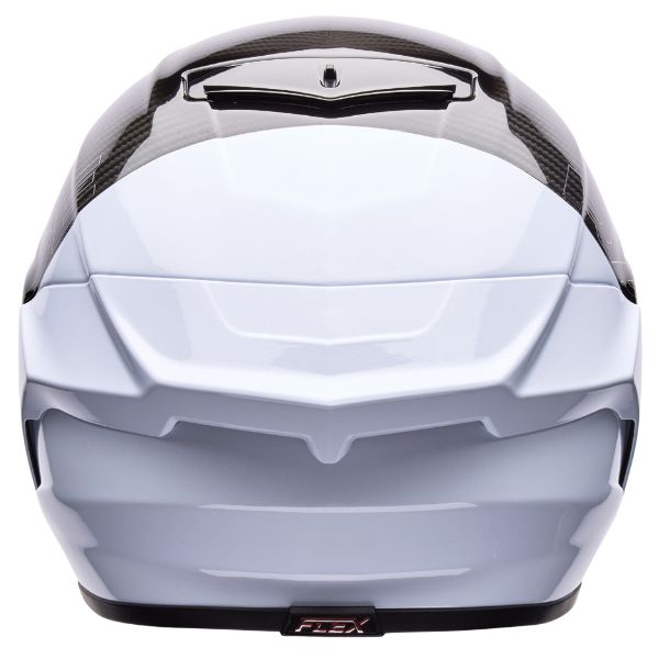 Image of Bell - Race Star DLX Flex Strike Helmet | SKU 71742 | Colors: Silver/White, Orange, Blue | Sizes: XS to 2X | Available at BTO Sports