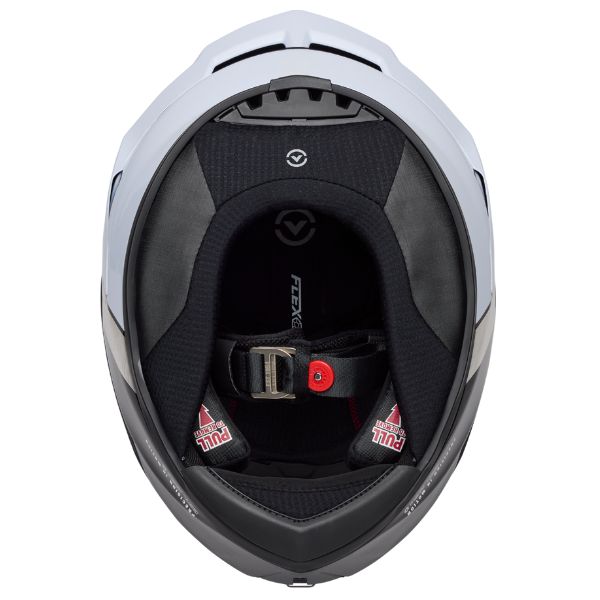 Image of Bell - Race Star DLX Flex Strike Helmet | SKU 71742 | Colors: Silver/White, Orange, Blue | Sizes: XS to 2X | Available at BTO Sports
