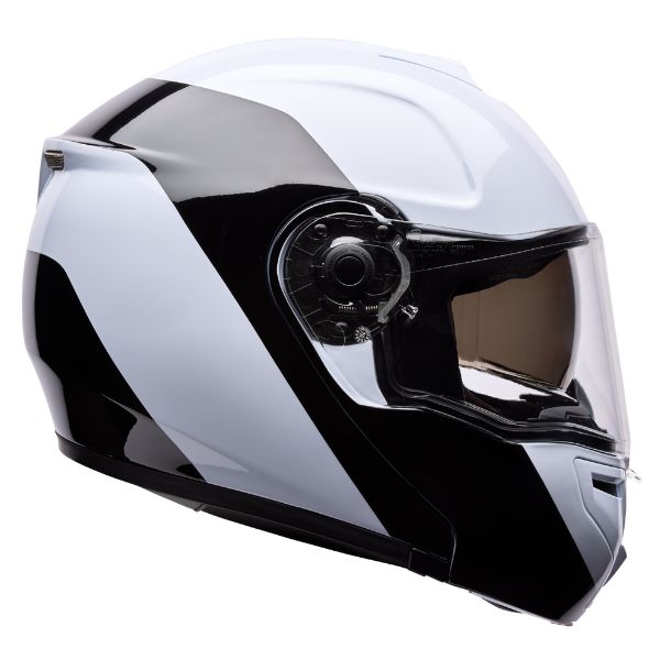Image of Bell - SRT Modular Flow Helmet | SKU 71743 | Colors: White/Black | Sizes: XS to 3X | Available at BTO Sports