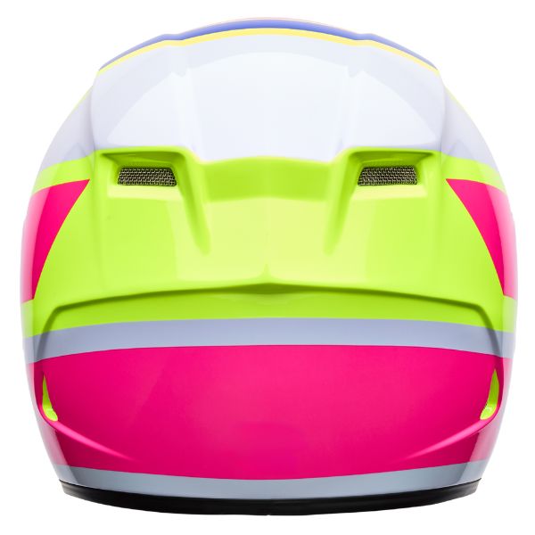 Image of Bell - Qualifier Chasm Helmet | SKU 71743 | Colors: Purple, Yellow/Pink | Sizes: XS to 3X | Available at BTO Sports