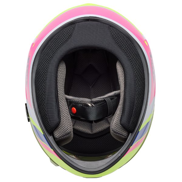 Image of Bell - Qualifier Chasm Helmet | SKU 71743 | Colors: Purple, Yellow/Pink | Sizes: XS to 3X | Available at BTO Sports