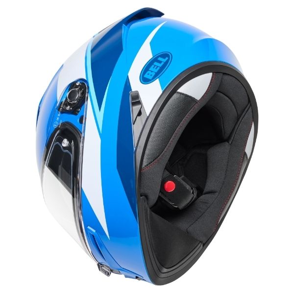 Image of Bell - Lithium Flip Helmet | SKU 71750 | Colors: Yellow, Black/White, Blue | Sizes: XS to 3X | Available at BTO Sports