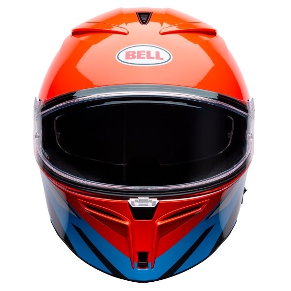 Image of Bell - Lithium Nova Helmet | SKU 71750 | Colors: Orange/Blue, White/Red | Sizes: XS to 3X | Available at BTO Sports