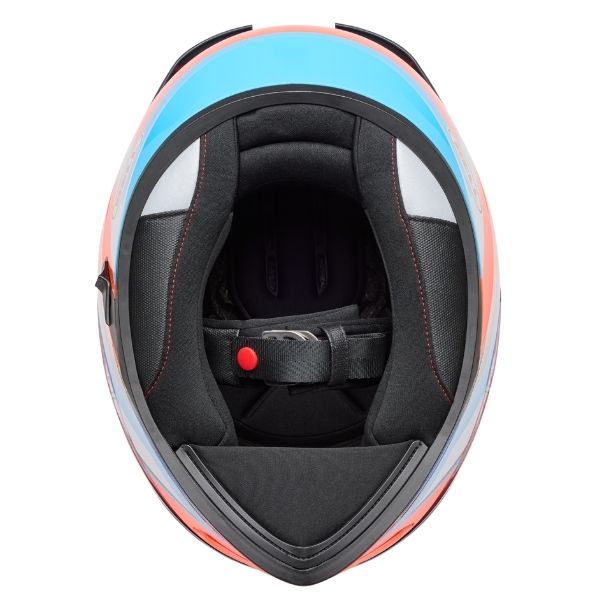 Image of Bell - Lithium Nova Helmet | SKU 71750 | Colors: Orange/Blue, White/Red | Sizes: XS to 3X | Available at BTO Sports