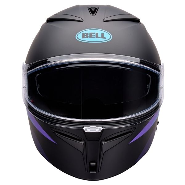 Image of Bell - Lithium Passion Helmet | SKU 71750 | Colors: Blue/Pink, Black/Purple | Sizes: XS to 3X | Available at BTO Sports