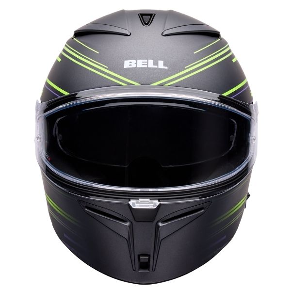Image of Bell - Lithium Velo Helmet | SKU 71750 | Colors: Black/Purple, Black/Yellow | Sizes: XS to 3X | Available at BTO Sports
