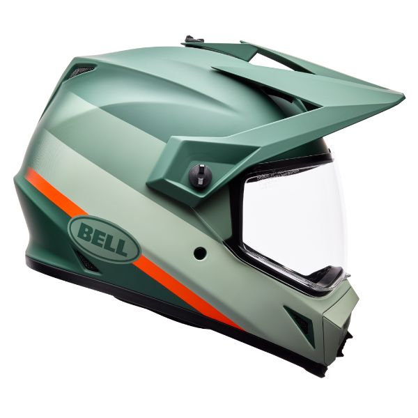 Image of Bell - MX-9 Adventure MIPS Trail Helmet | SKU 71752 | Colors: Green/Orange, White/Red | Sizes: XS to 2X | Available at BTO Sports