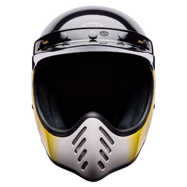 Image of Bell - Moto-3 Flint Helmet | SKU 71754 | Colors: Yellow/Black | Sizes: XS to 2X | Available at BTO Sports