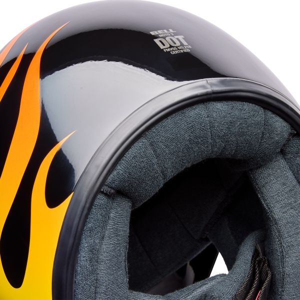 Image of Bell - Moto-3 Flint Helmet | SKU 71754 | Colors: Yellow/Black | Sizes: XS to 2X | Available at BTO Sports