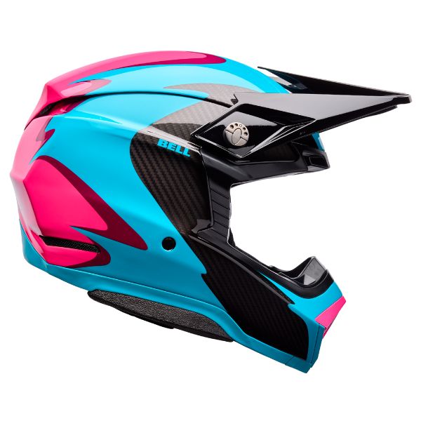 Image of Bell - Moto-10 Spherical Fluid Helmet | SKU 71754 | Colors: Green/Pink, Black/Red | Sizes: XS to 2X | Available at BTO Sports