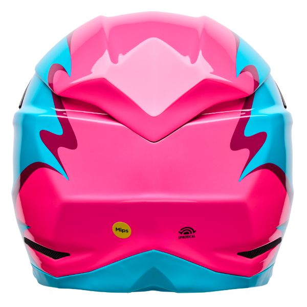 Image of Bell - Moto-10 Spherical Fluid Helmet | SKU 71754 | Colors: Green/Pink, Black/Red | Sizes: XS to 2X | Available at BTO Sports