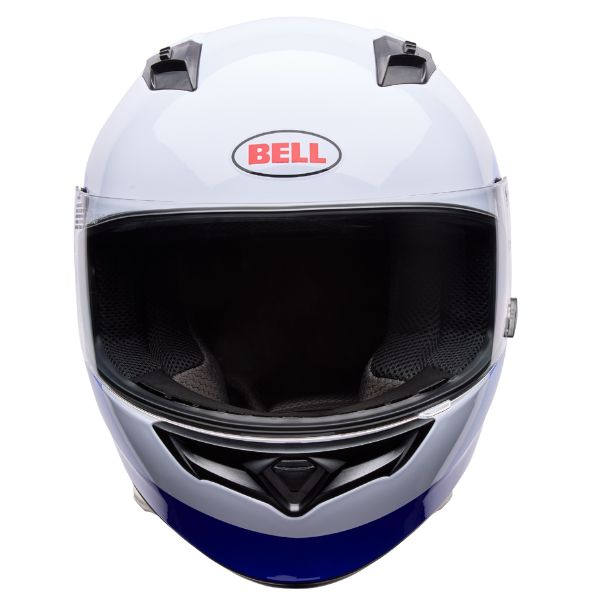 Image of Bell - Qualifier Vibe Helmet | SKU 71755 | Colors: Orange/Blue, Blue | Sizes: XS to 3X | Available at BTO Sports
