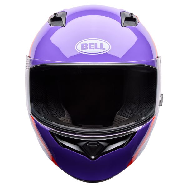 Image of Bell - Qualifier Chasm Helmet | SKU 71743 | Colors: Purple, Yellow/Pink | Sizes: XS to 3X | Available at BTO Sports
