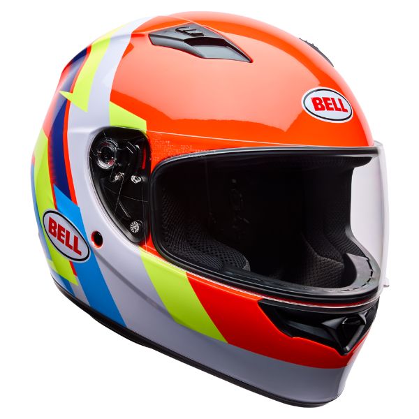 Image of Bell - Qualifier Vibe Helmet | SKU 71755 | Colors: Orange/Blue, Blue | Sizes: XS to 3X | Available at BTO Sports