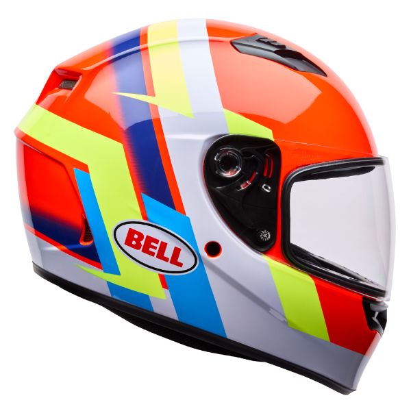 Image of Bell - Qualifier Vibe Helmet | SKU 71755 | Colors: Orange/Blue, Blue | Sizes: XS to 3X | Available at BTO Sports