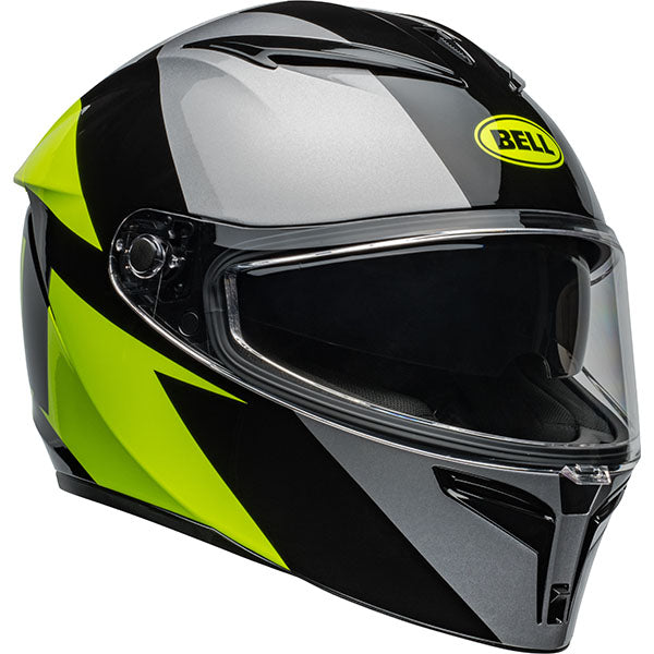 motorcycle helmet, front view, showing aerodynamic shell design, ventilation ports, and secure retention system built for rider comfort and protection. SKU 07160936.