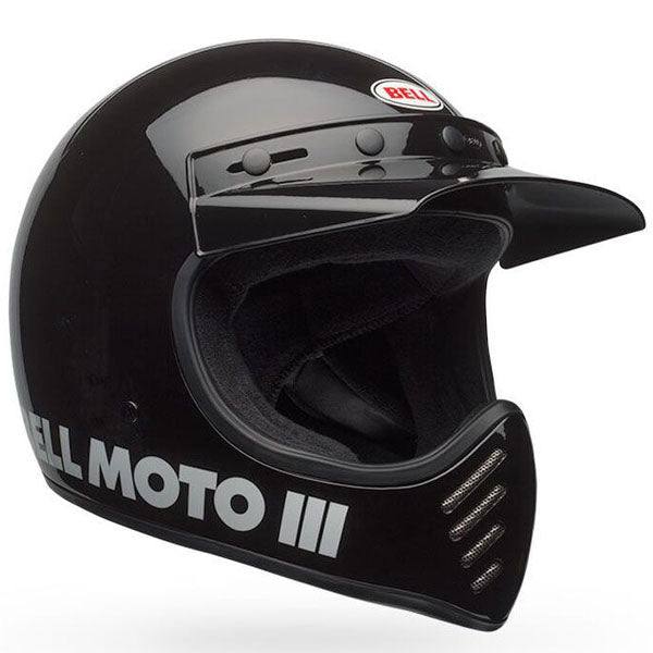 motorcycle helmet, front view, showing aerodynamic shell design, ventilation ports, and secure retention system built for rider comfort and protection