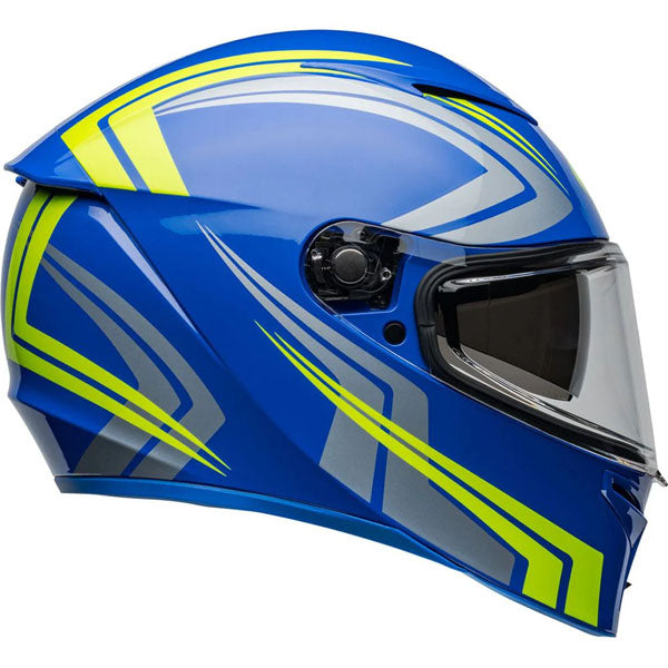 motorcycle helmet, showing aerodynamic shell design, ventilation ports, and secure retention system built for rider comfort and protection. SKU 07160907.