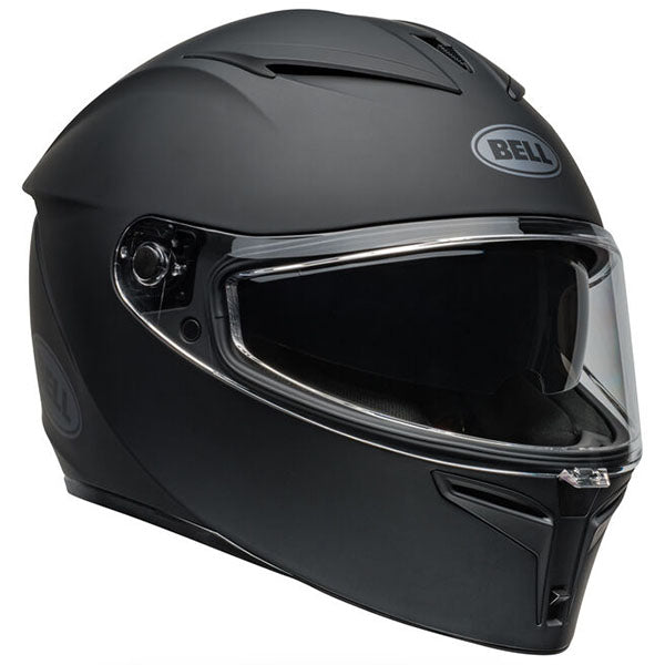 motorcycle helmet, front view, showing aerodynamic shell design, ventilation ports, and secure retention system built for rider comfort and protection. SKU 07160766.