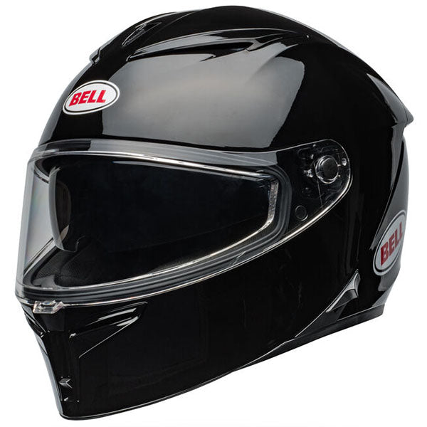 motorcycle helmet, front view, showing aerodynamic shell design, ventilation ports, and secure retention system built for rider comfort and protection. SKU 07160763.