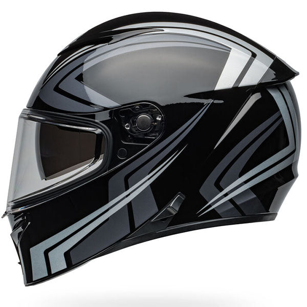 motorcycle helmet, showing aerodynamic shell design, ventilation ports, and secure retention system built for rider comfort and protection. SKU 07160905.
