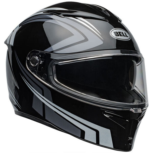 motorcycle helmet, front view, showing aerodynamic shell design, ventilation ports, and secure retention system built for rider comfort and protection. SKU 07160917.